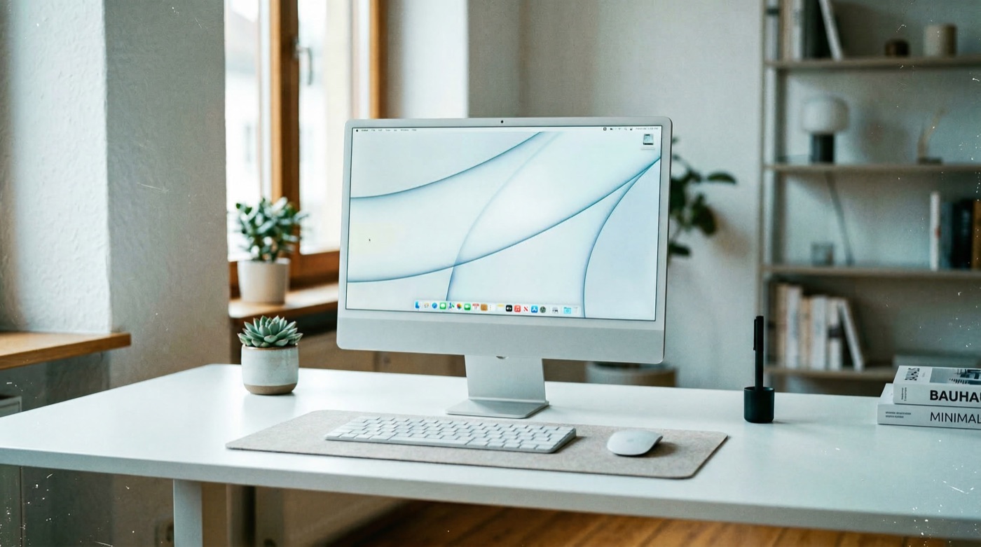 Moderner Apple Arbeitsplatz